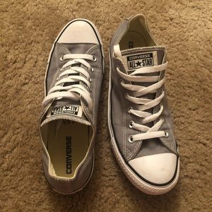 Light Gray Converse All Stars